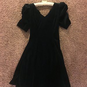 D.B.Y  ltd  Velveteen Holiday Dress